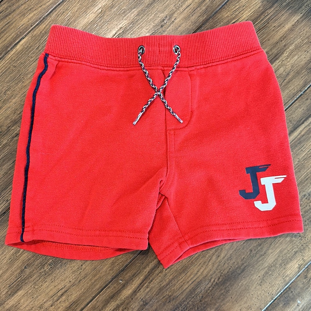 Janie and Jack shorts in red size 12-18 months